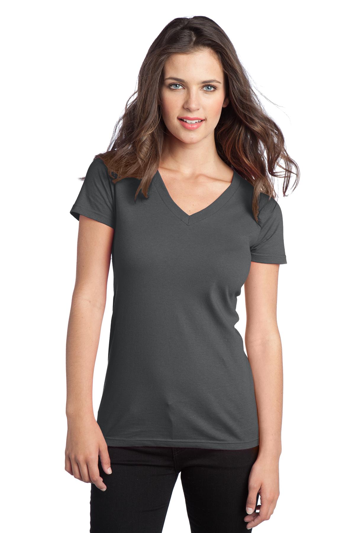 DT5501 District - Juniors The Concert Tee V-Neck. DT5501 District - Juniors The Concert Tee V-Neck.