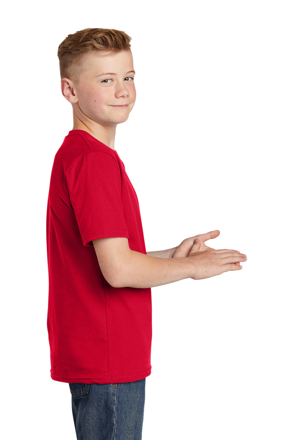 DT6000Y District Youth Very Important Tee . - Siide Image