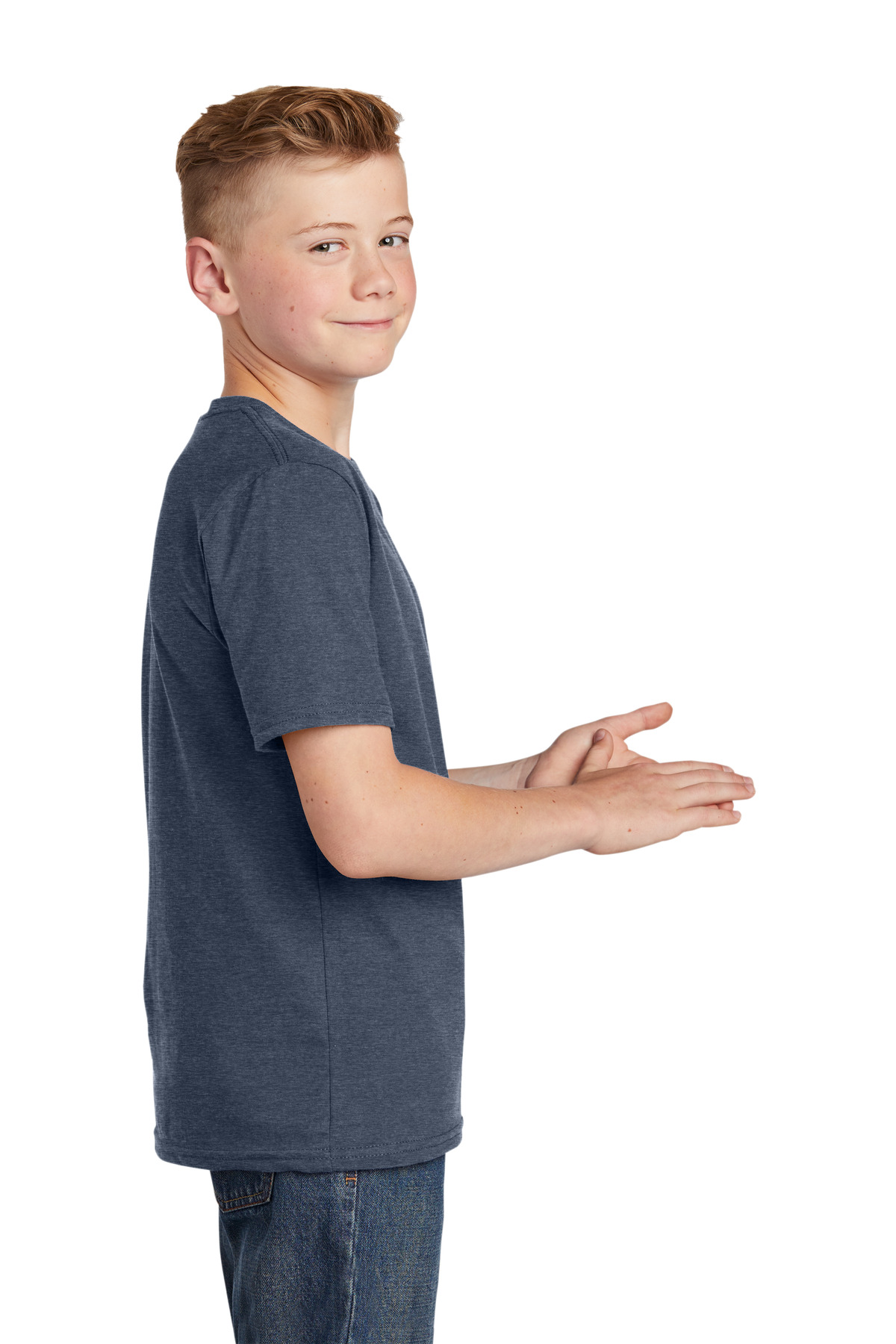 DT6000Y District Youth Very Important Tee . - Siide Image