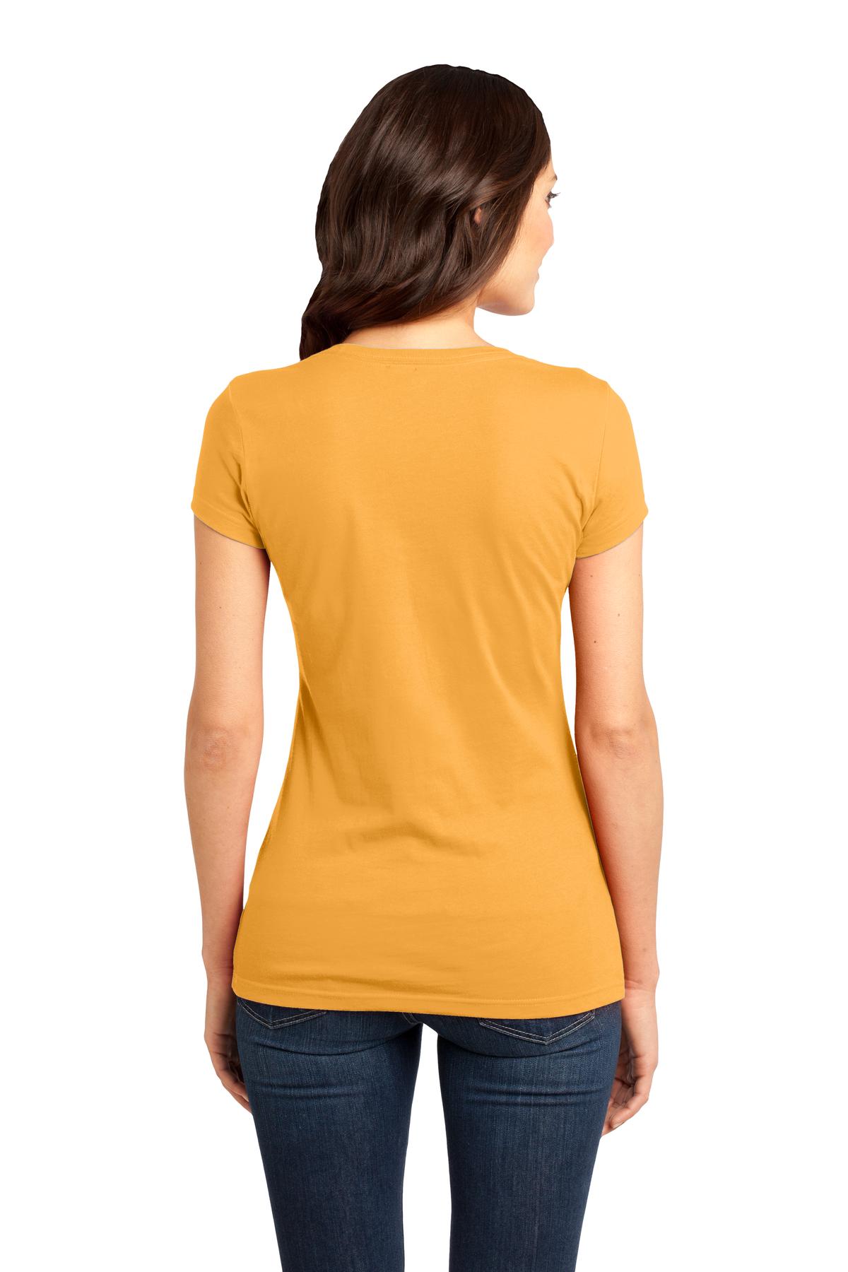 DT6001 District Womens Fitted Very Important Tee . - Back Image