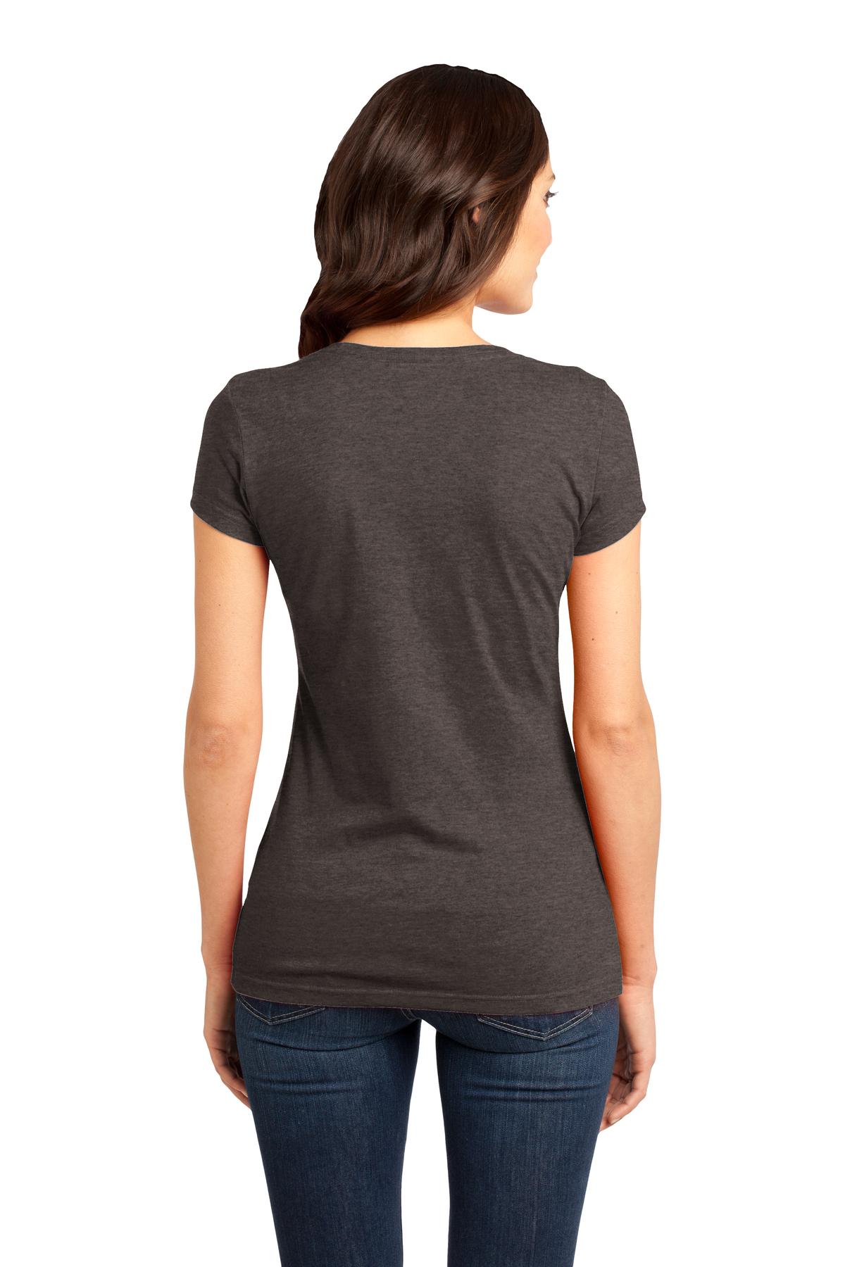 DT6001 District Womens Fitted Very Important Tee . - Back Image