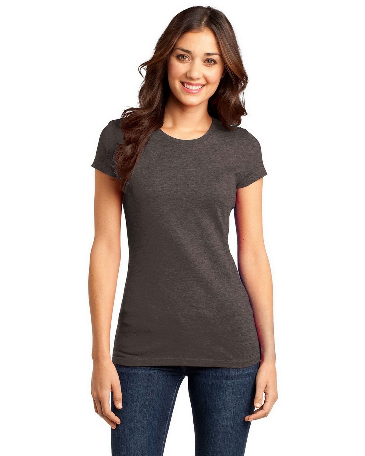 DT6001 District Womens Fitted Very Important Tee .