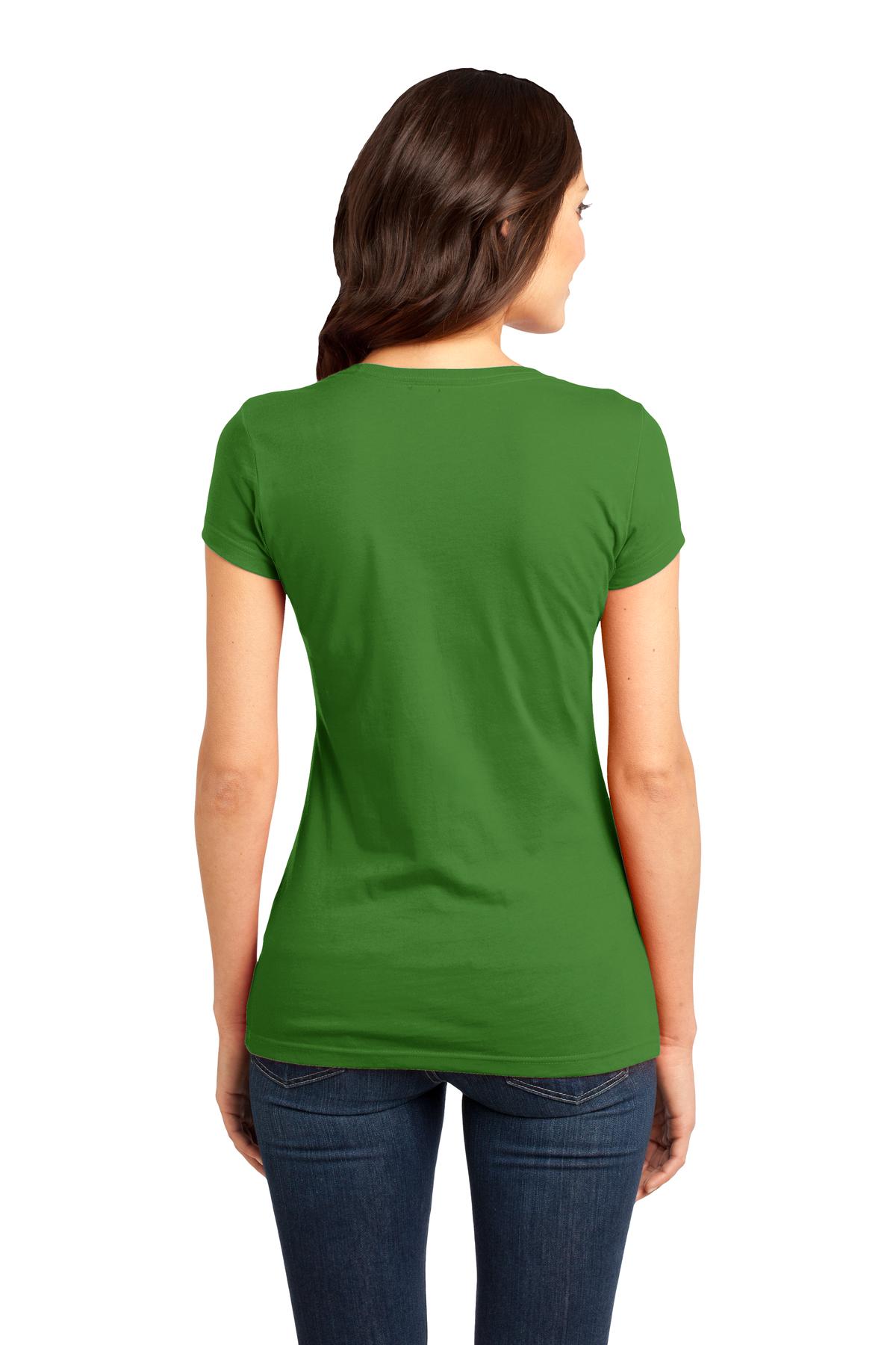 DT6001 District Womens Fitted Very Important Tee . - Back Image