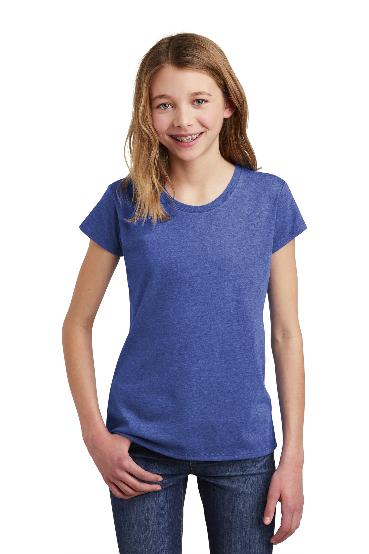DT6001YG District Girls Very Important Tee .