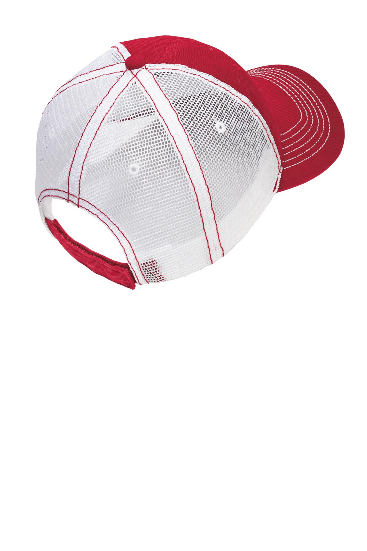 DT607 District Mesh Back Cap. - Back Image