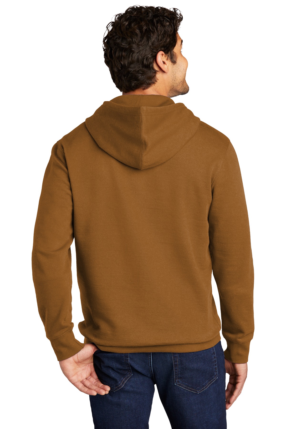 DT6100 District District V.I.T. Fleece Hoodie - Back Image