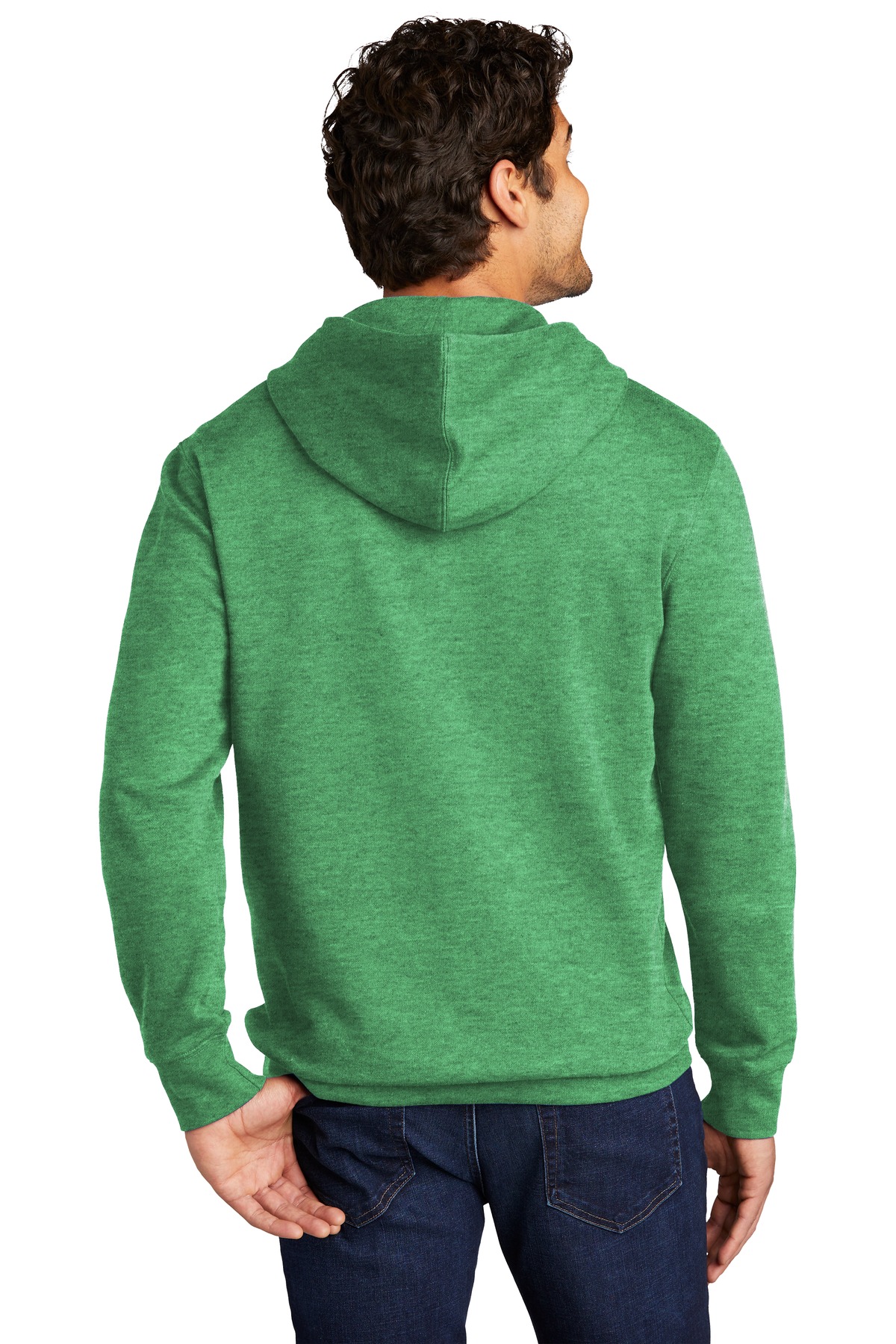 DT6100 District District V.I.T. Fleece Hoodie - Back Image