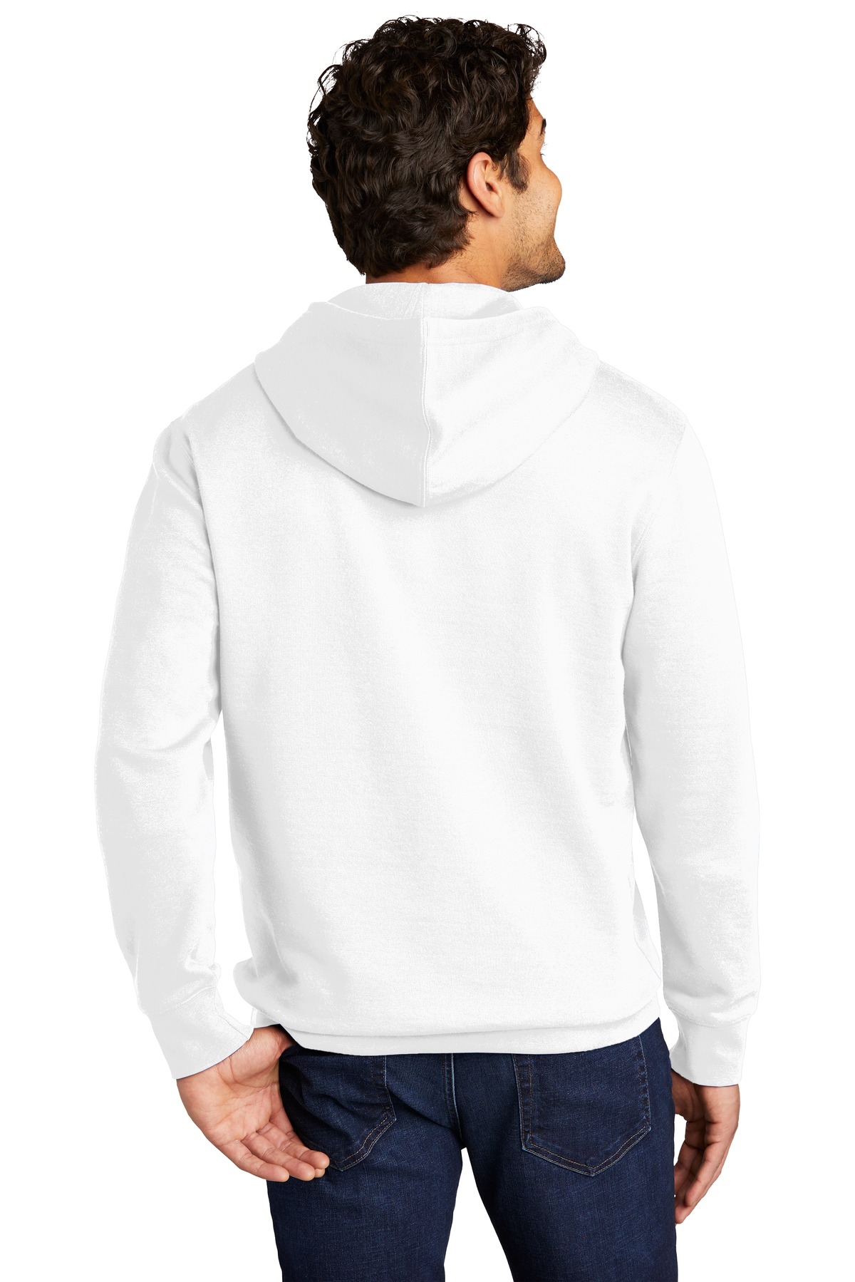 DT6100 District District V.I.T. Fleece Hoodie - Back Image