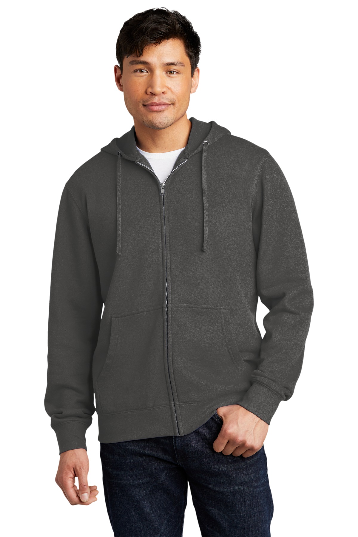 DT6102 District V.I.T. Fleece Full-Zip Hoodie