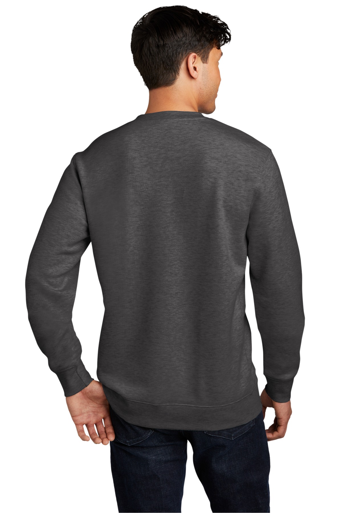 DT6104 District V.I.T. Fleece Crew - Back Image