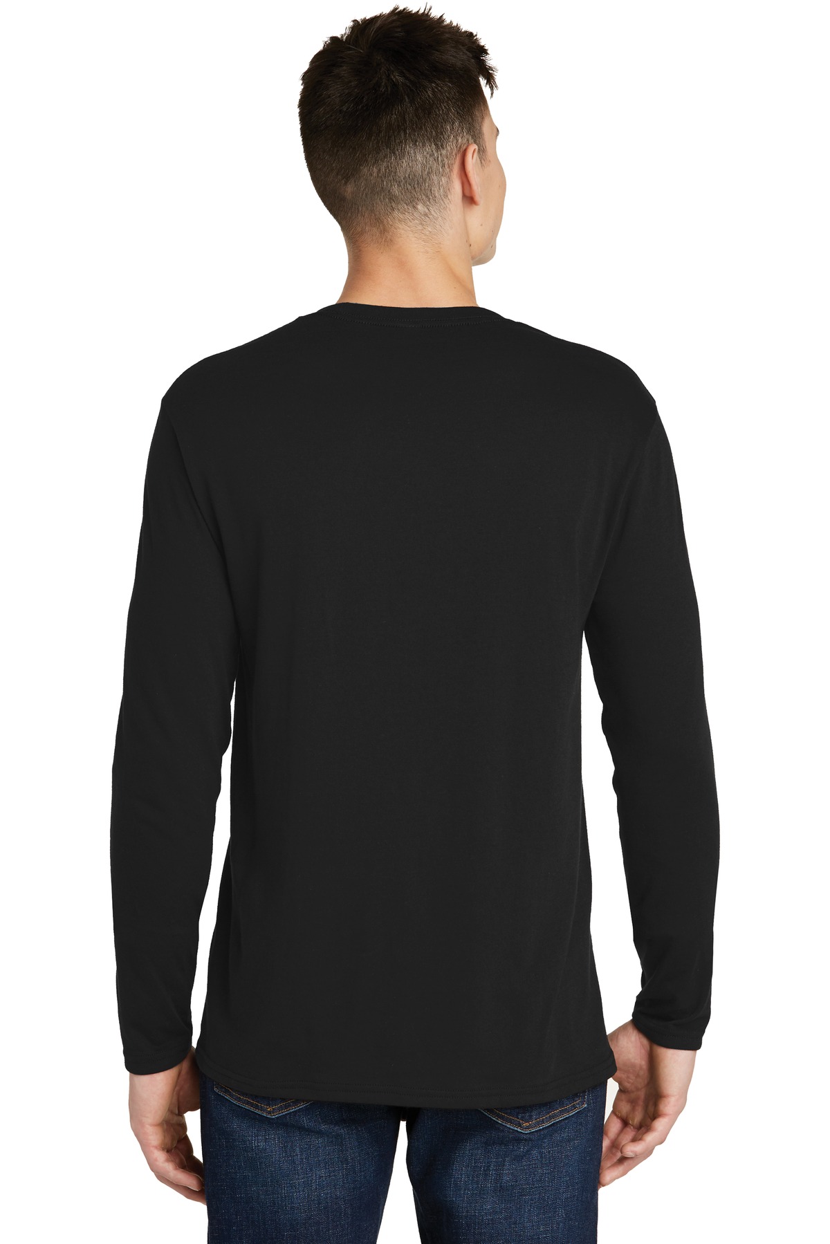 DT6200 District Very Important Tee Long Sleeve. - Back Image