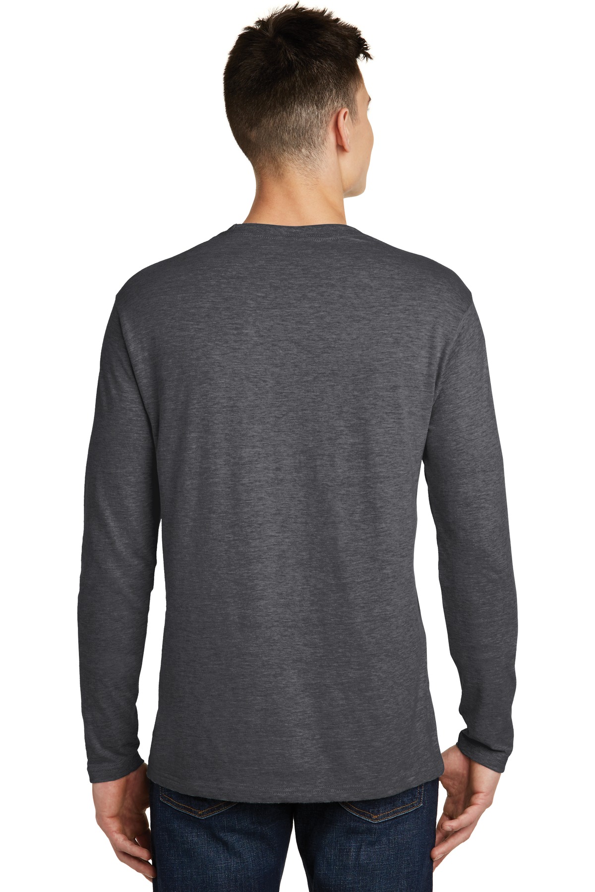 DT6200 District Very Important Tee Long Sleeve. - Back Image