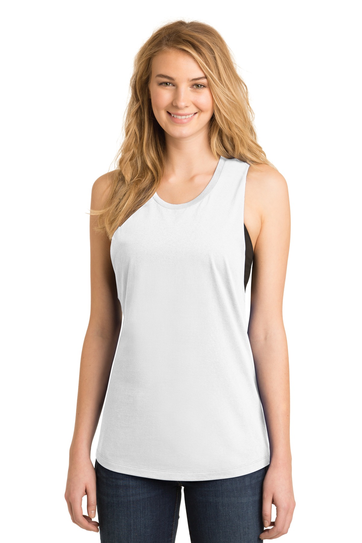 DT6301 District Womens Fitted V.I.T. Festival Tank.
