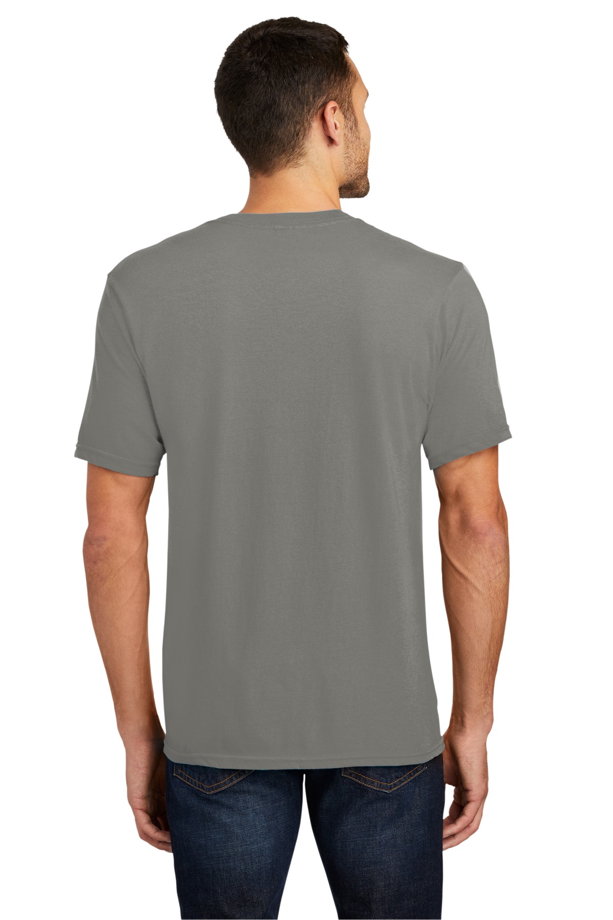 DT6500 District Very Important Tee V-Neck. - Back Image
