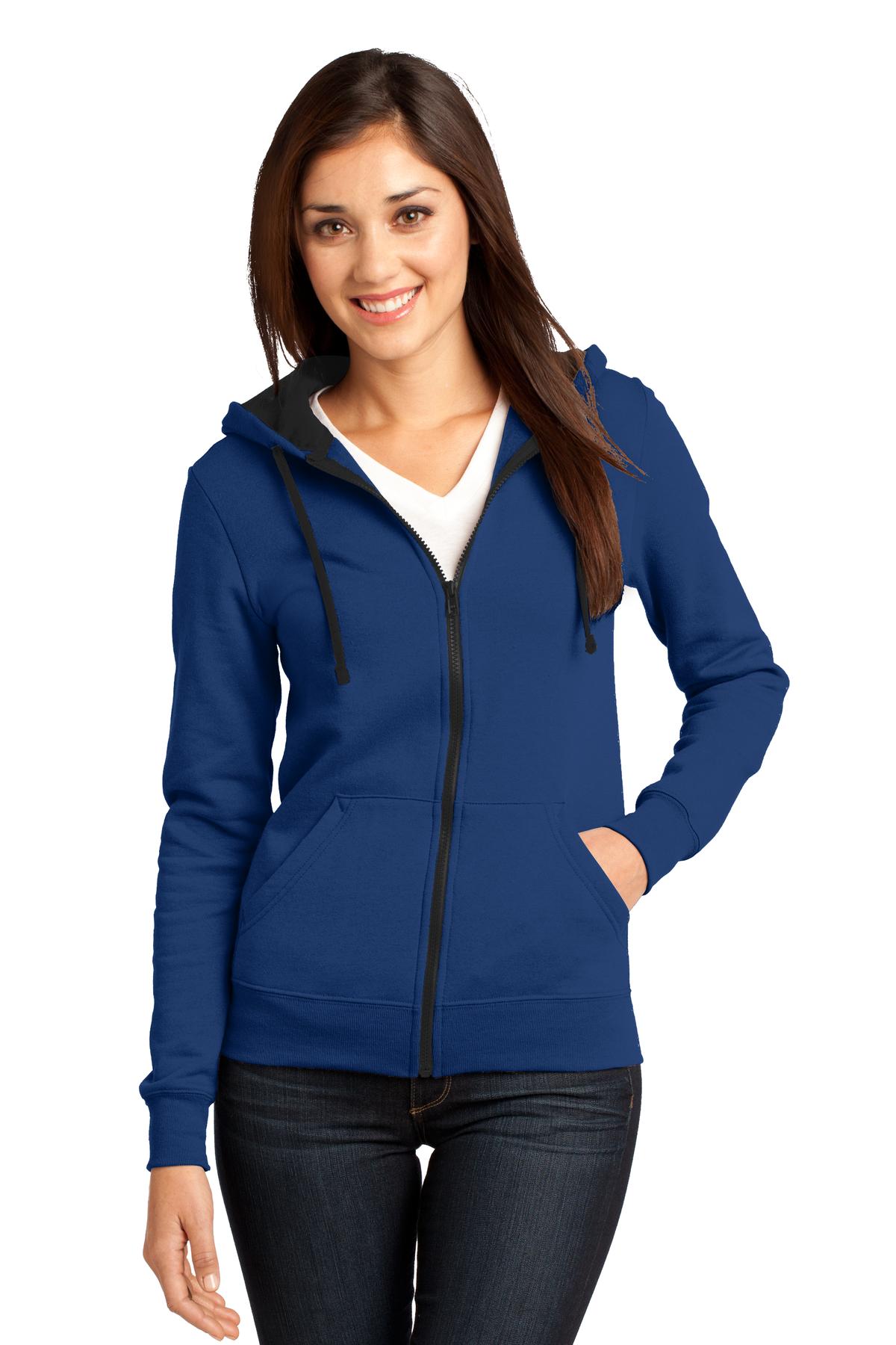 DT801 District - Juniors The Concert Fleece Full-Zip Hoodie. DT801 District - Juniors The Concert Fleece Full-Zip Hoodie.