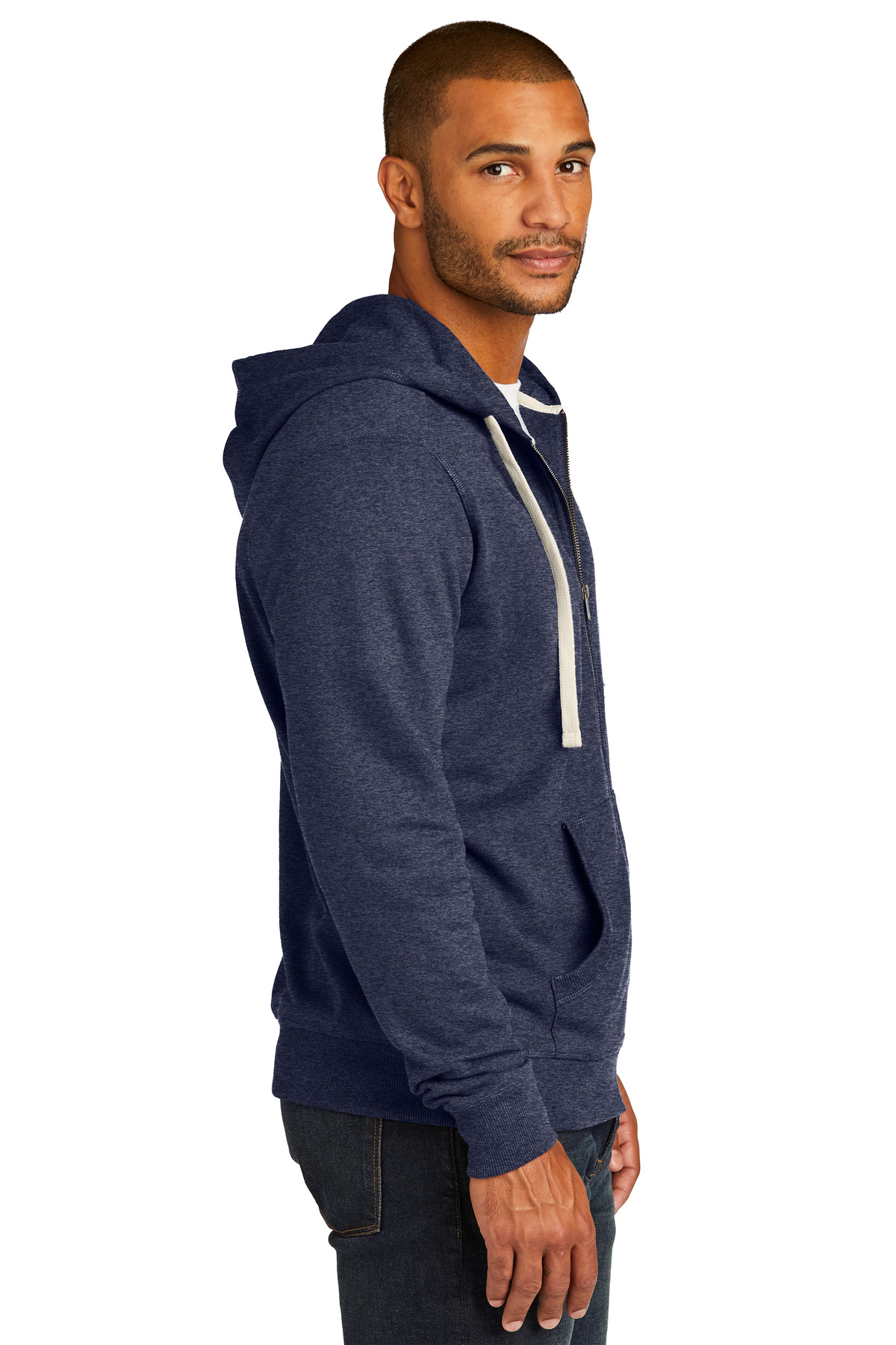DT8102 District Re-Fleece Full-Zip Hoodie - Siide Image