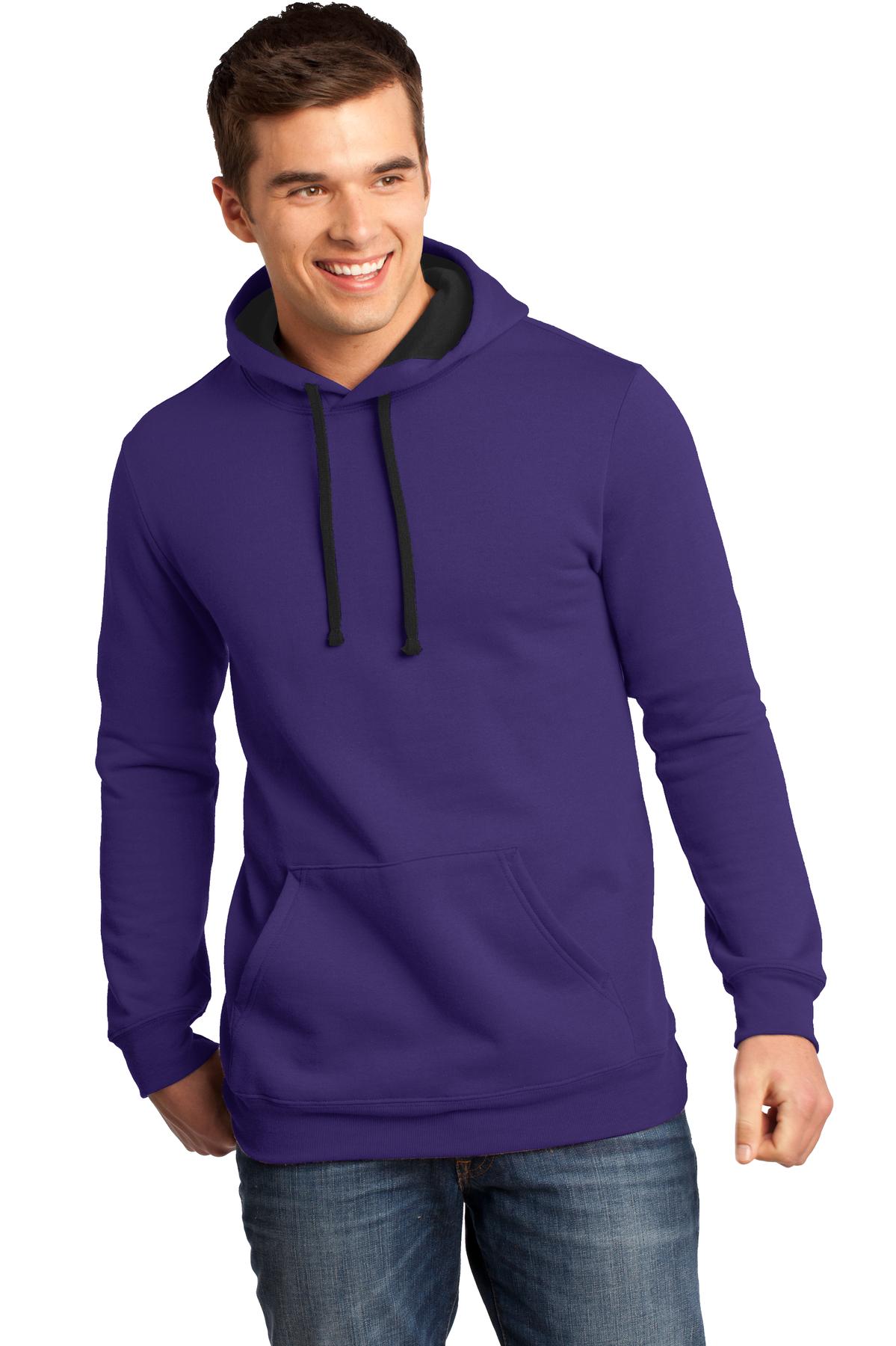 District Embroidery DT810 The Concert Fleece Hoodie. District Embroidery DT810 The Concert Fleece Hoodie.