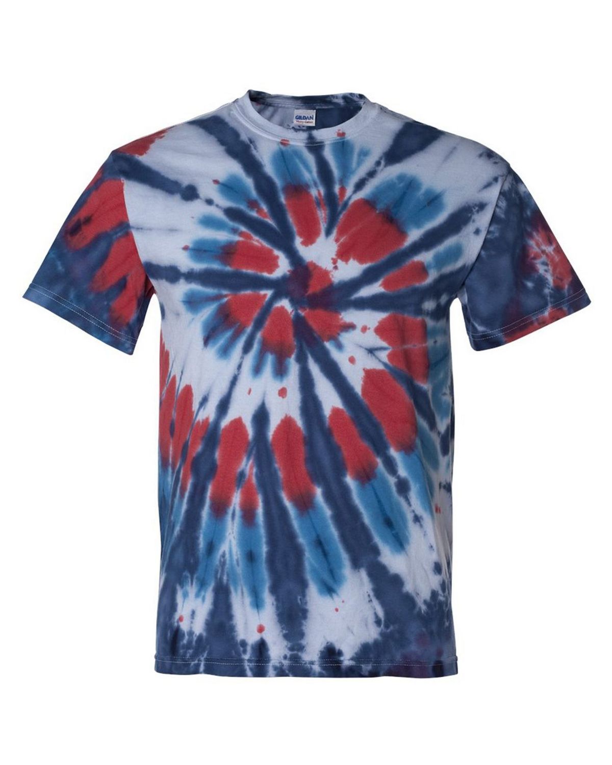 200T2 Dyenomite Multi-Color Cut-Spiral Short Sleeve T-Shirt
