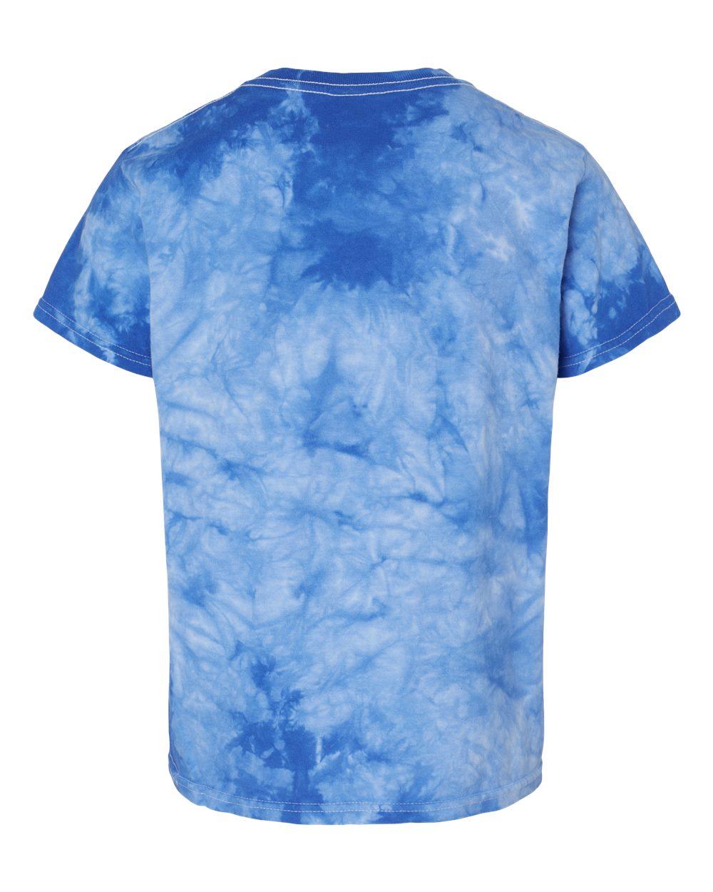 20BCR Dyenomite Youth Crystal Tie Dye T-Shirt - Back Image