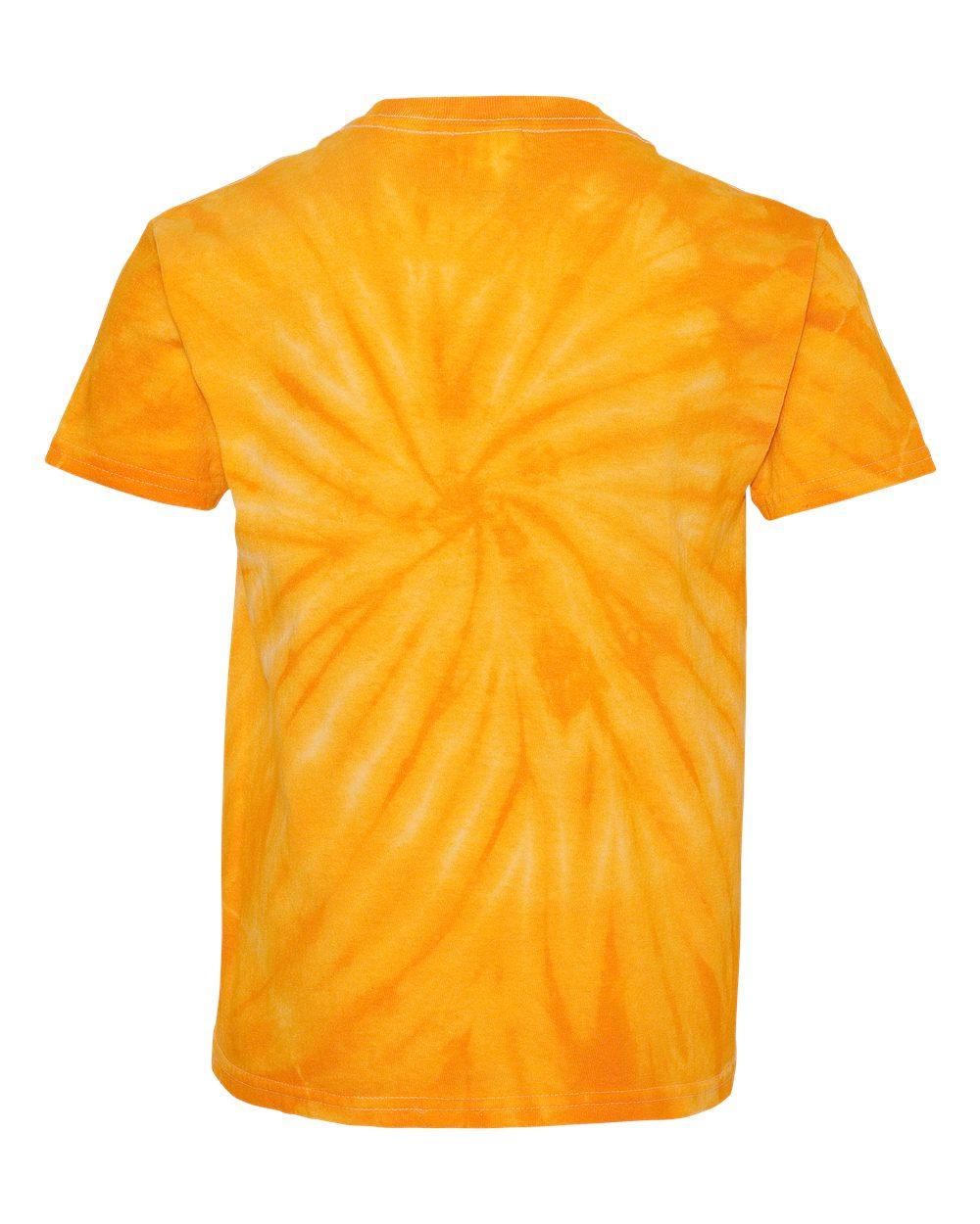 20BCY Dyenomite Youth Cyclone Vat-Dyed Pinwheel Short Sleeve T-Shirt - Back Image