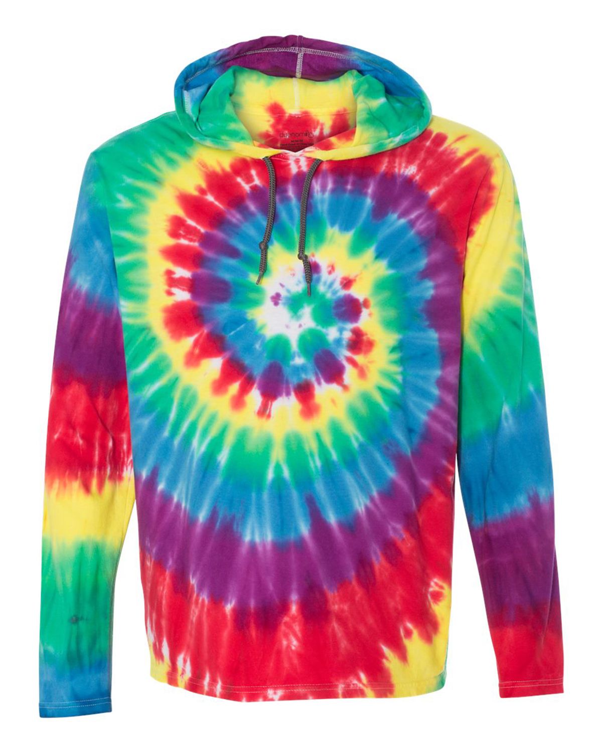 430VR Dyenomite Tie-Dyed Hooded Pullover T-Shirt 430VR Dyenomite Tie-Dyed Hooded Pullover T-Shirt