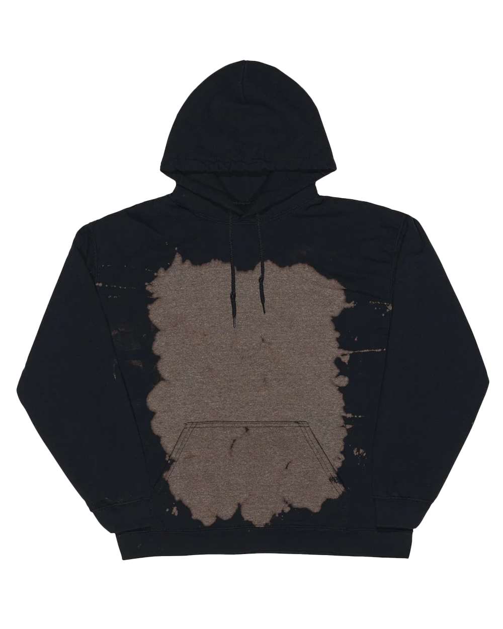 680BW Dyenomite Essential Fleece Bleach Wash Hooded Sweatshirt