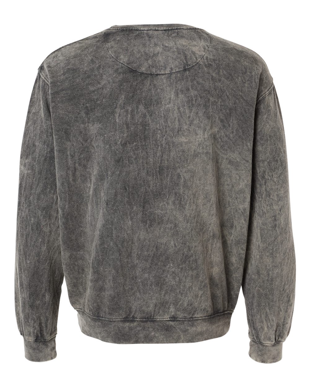 845MW Dyenomite Premium Fleece Mineral Wash Crewneck Sweatshirt - Back Image