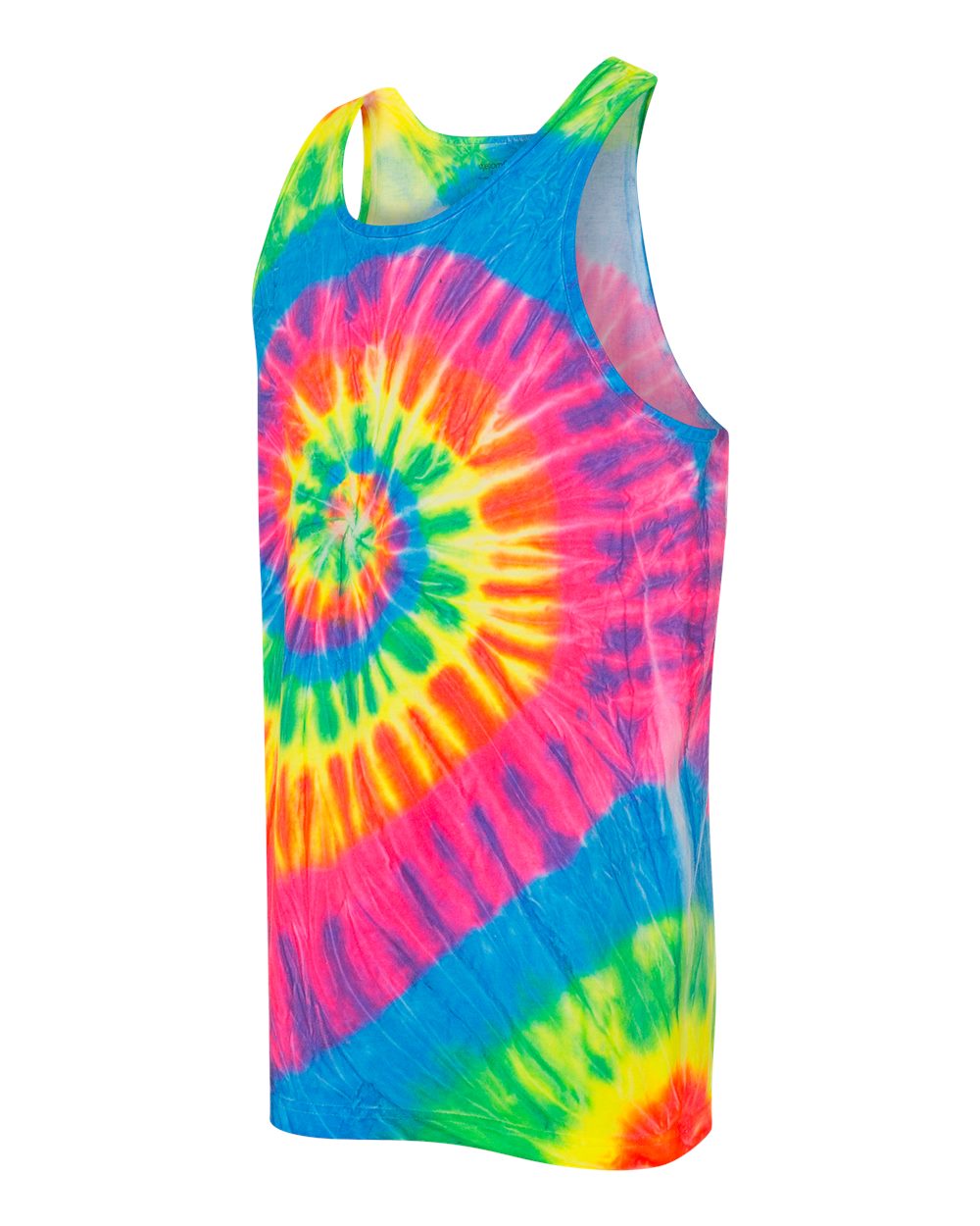 420MS Dyenomite Multi-Color Spiral Unisex Tank Top - Siide Image