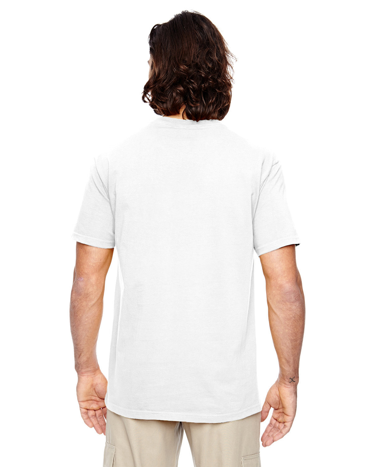EC1000 econscious Mens 100% Organic Cotton Classic Short-Sleeve T-Shirt - Back Image