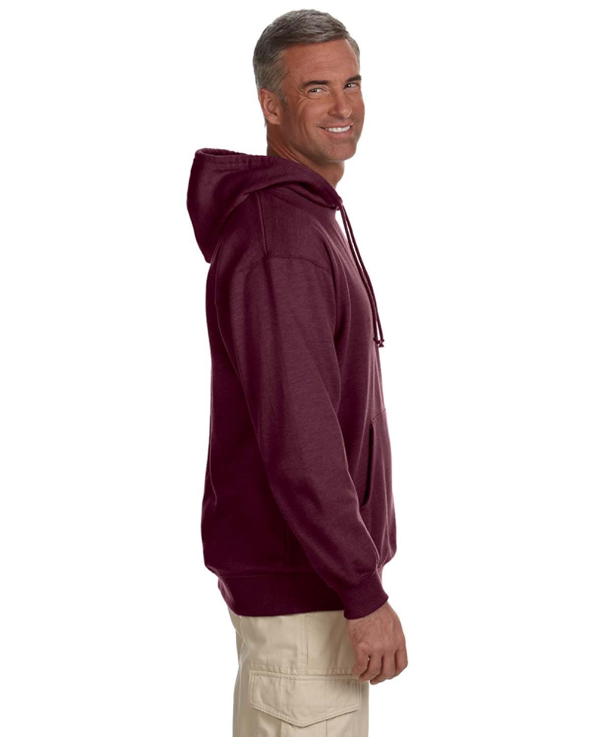 EC5570 econscious Adult Organic/Recycled Heathered Fleece Pullover Hooded Sweatshirt - Siide Image