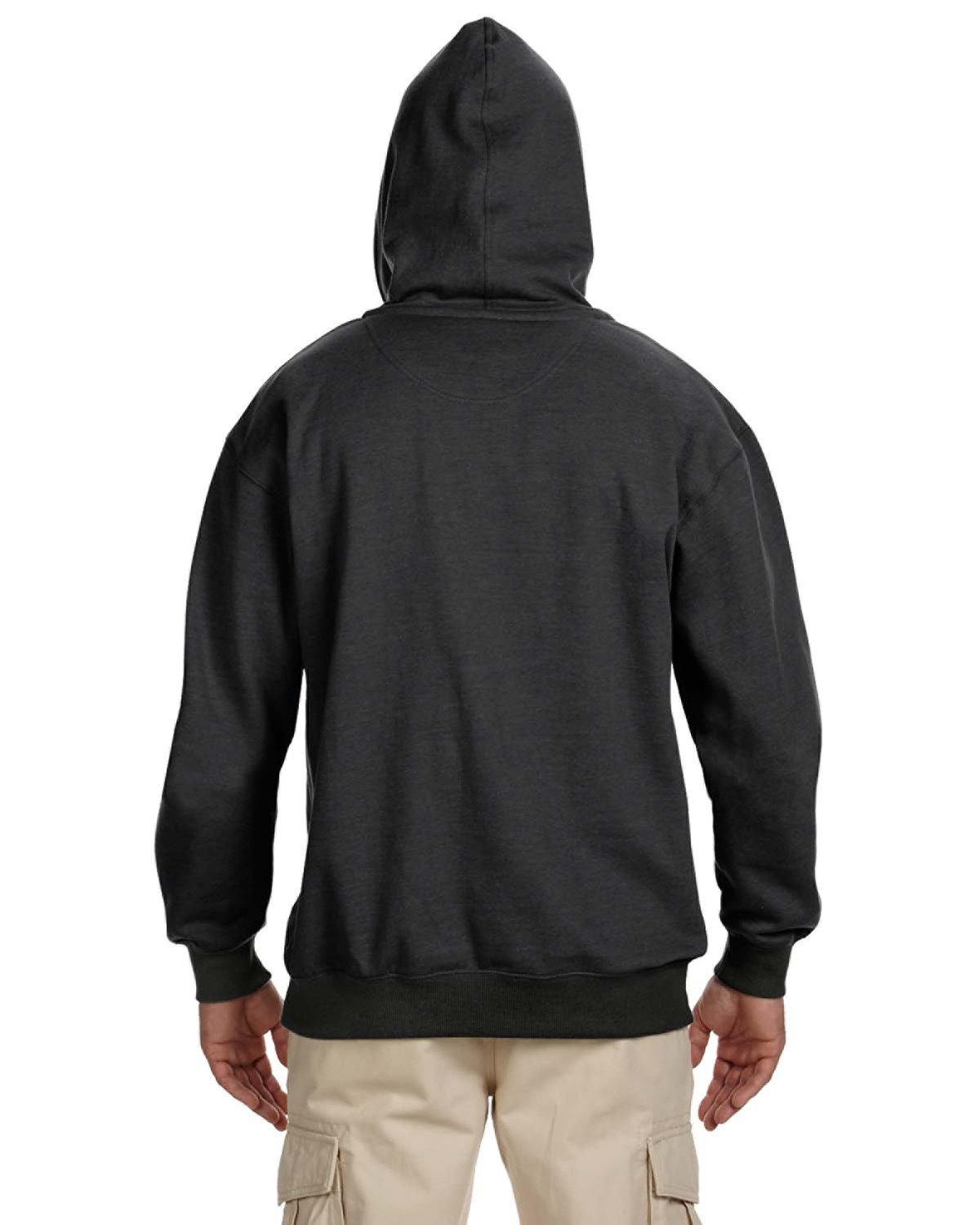 EC5570 econscious Adult Organic/Recycled Heathered Fleece Pullover Hooded Sweatshirt EC5570 econscious Adult Organic/Recycled Heathered Fleece Pullover Hooded Sweatshirt - Back Image