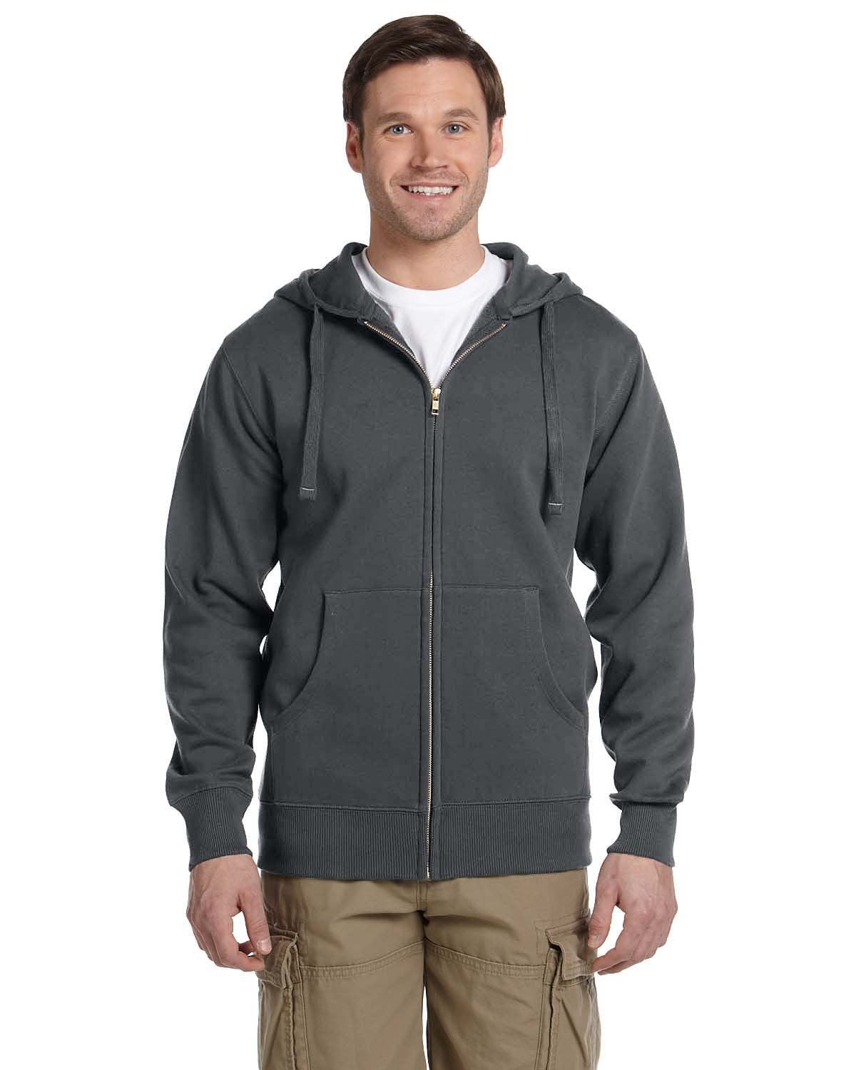 EC5650 econscious Mens Organic/Recycled Full-Zip Hooded Sweatshirt