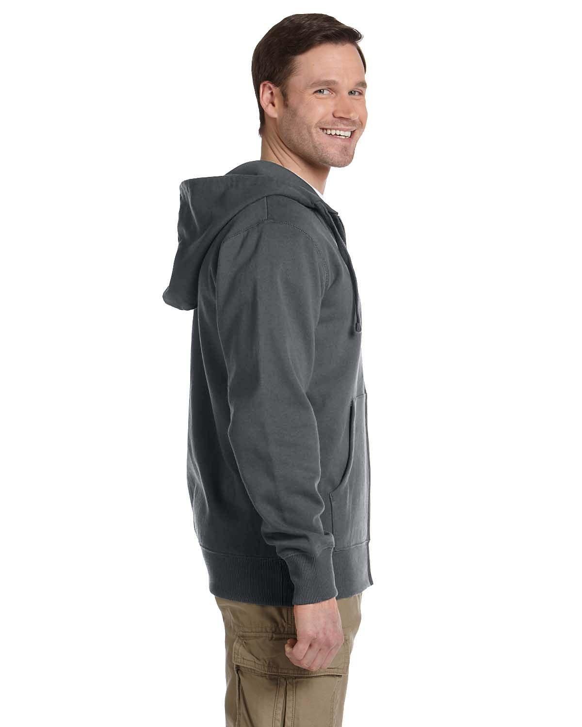 EC5650 econscious Mens Organic/Recycled Full-Zip Hooded Sweatshirt - Siide Image