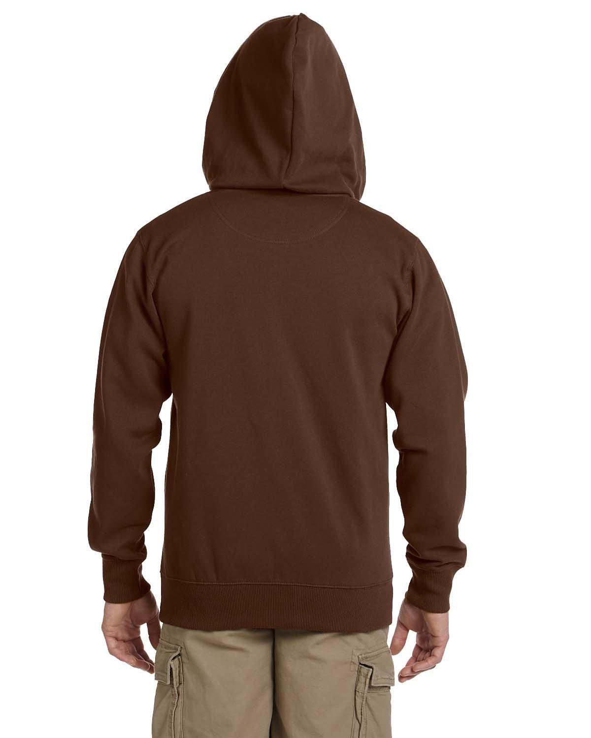 EC5650 econscious Mens Organic/Recycled Full-Zip Hooded Sweatshirt - Back Image