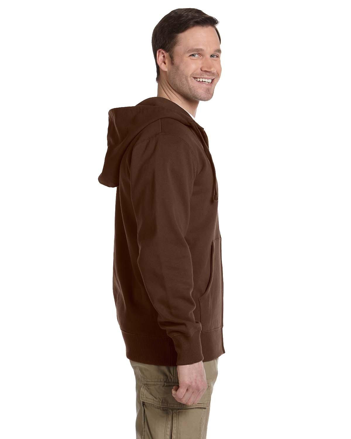 EC5650 econscious Mens Organic/Recycled Full-Zip Hooded Sweatshirt - Siide Image
