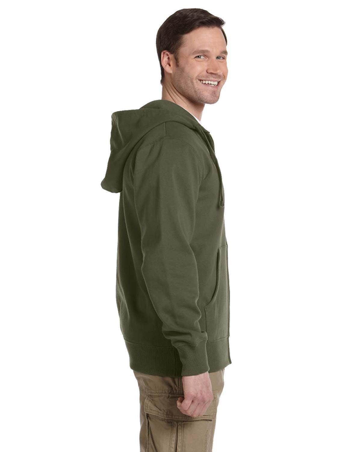 EC5650 econscious Mens Organic/Recycled Full-Zip Hooded Sweatshirt - Siide Image