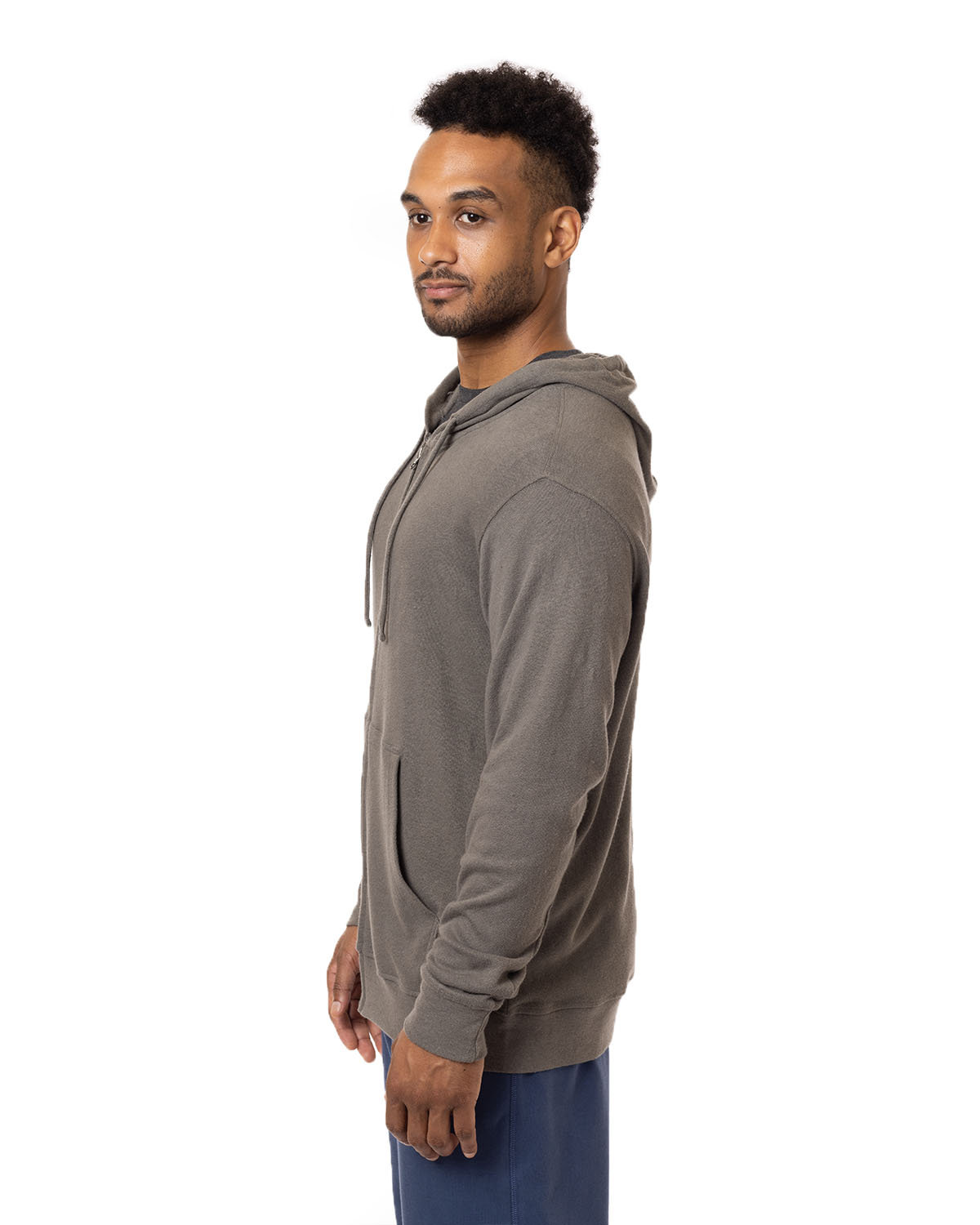 EC5980 econscious Unisex Hemp Hero Full-Zip hooded Sweatshirt - Siide Image