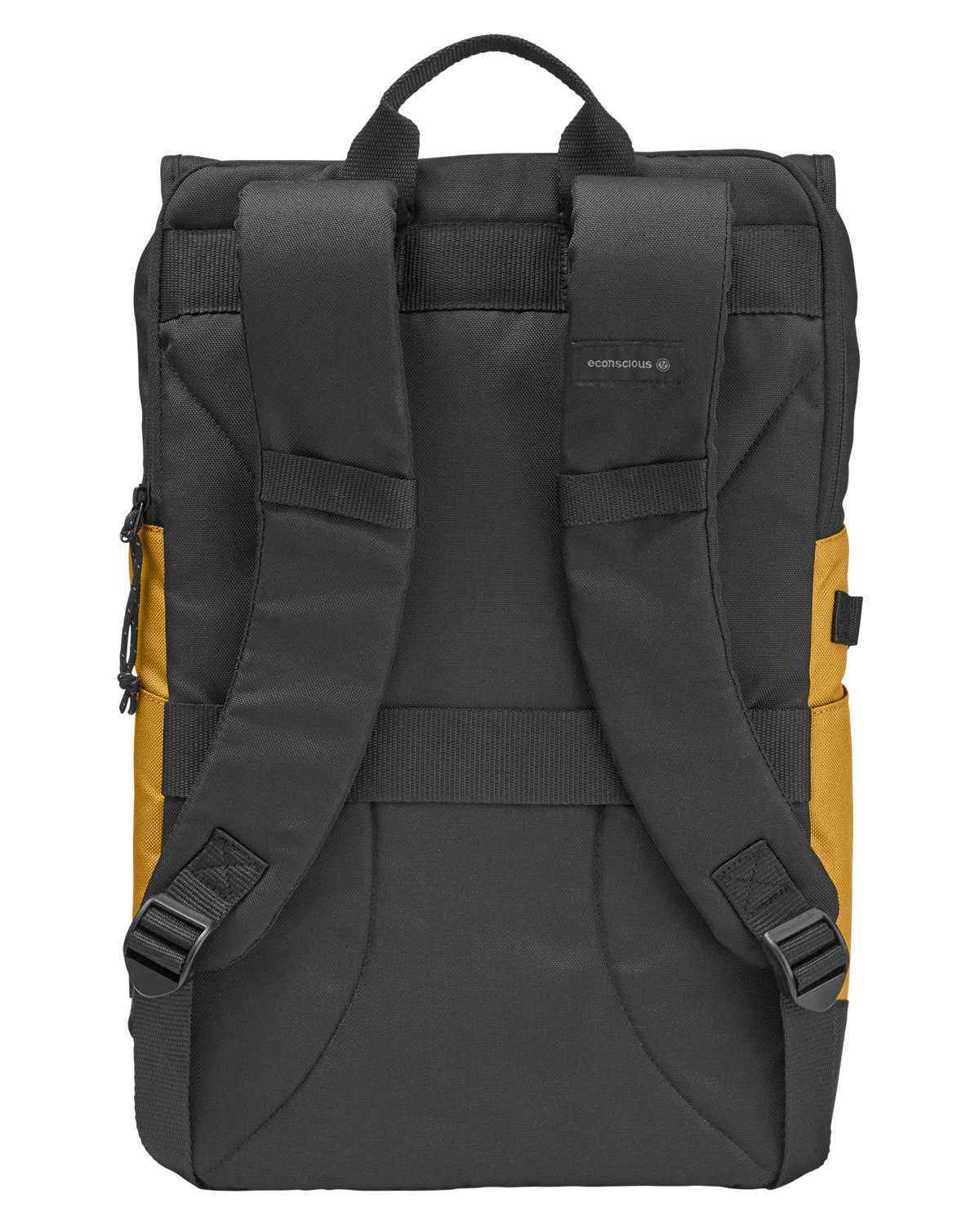EC9901 econscious rPET Grove Rolltop Backpack - Back Image
