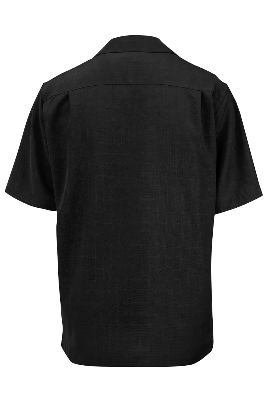 1030 Edwards JACQUARD BATISTE CAMP SHIRT - Back Image