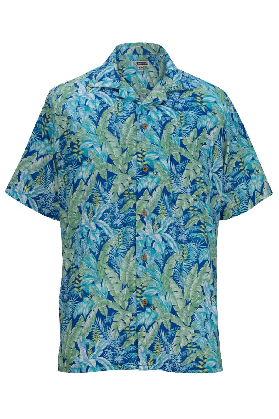 1032 Edwards TROPICAL LEAF CAMP SHIRT 1032 Edwards TROPICAL LEAF CAMP SHIRT
