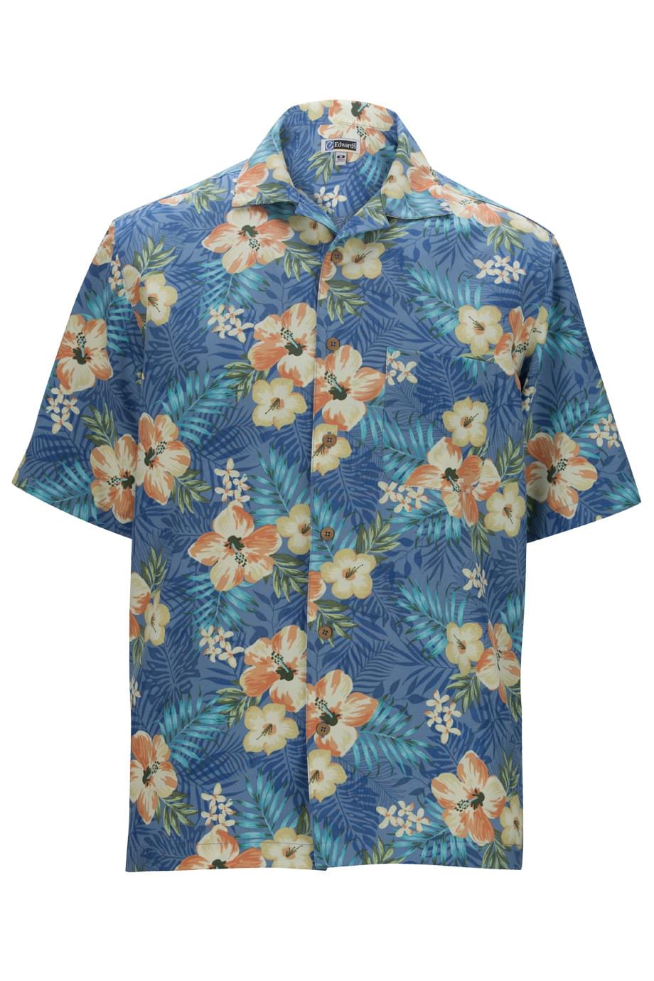 1035 Edwards HIBISCUS MULTI-COLOR CAMP SHIRT 1035 Edwards HIBISCUS MULTI-COLOR CAMP SHIRT