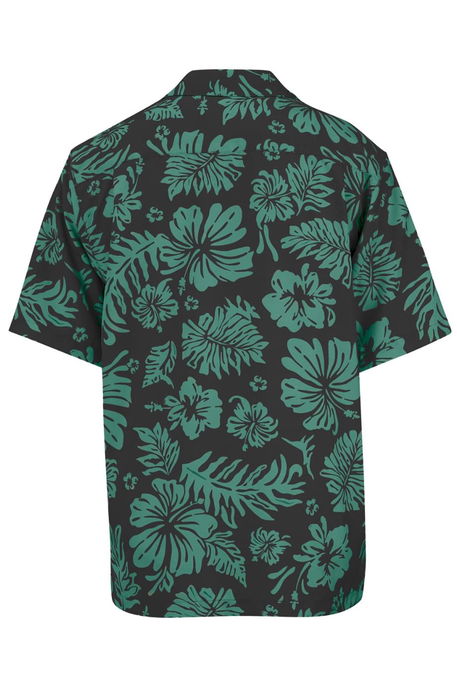 1036 Edwards Hibiscus 2 Color Camp Shirt 1036 Edwards Hibiscus 2 Color Camp Shirt - Back Image