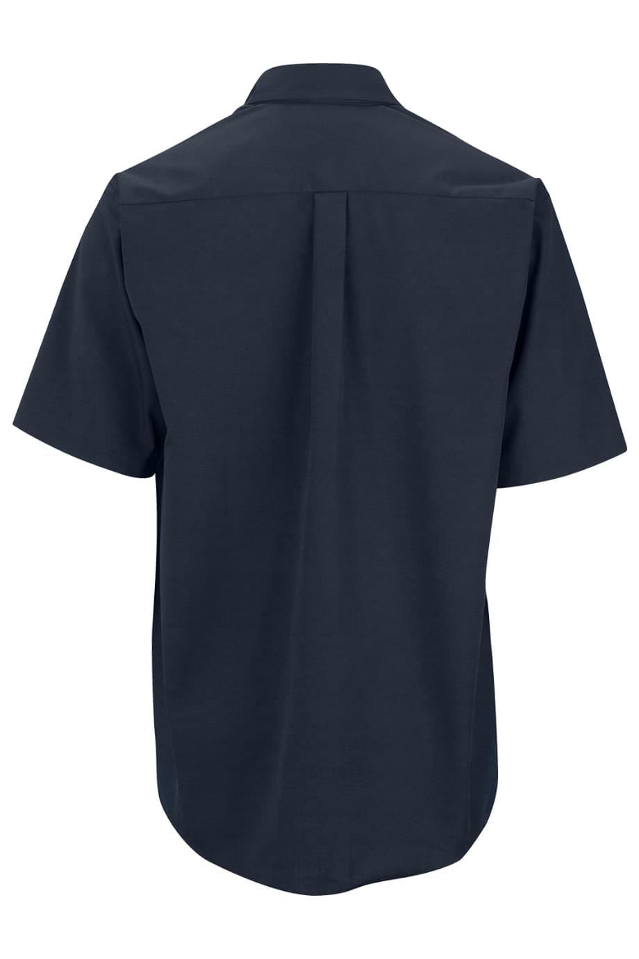 1230 Edwards MENS EASY CARE SHORT SLEEVE POPLIN SHIRT - Back Image