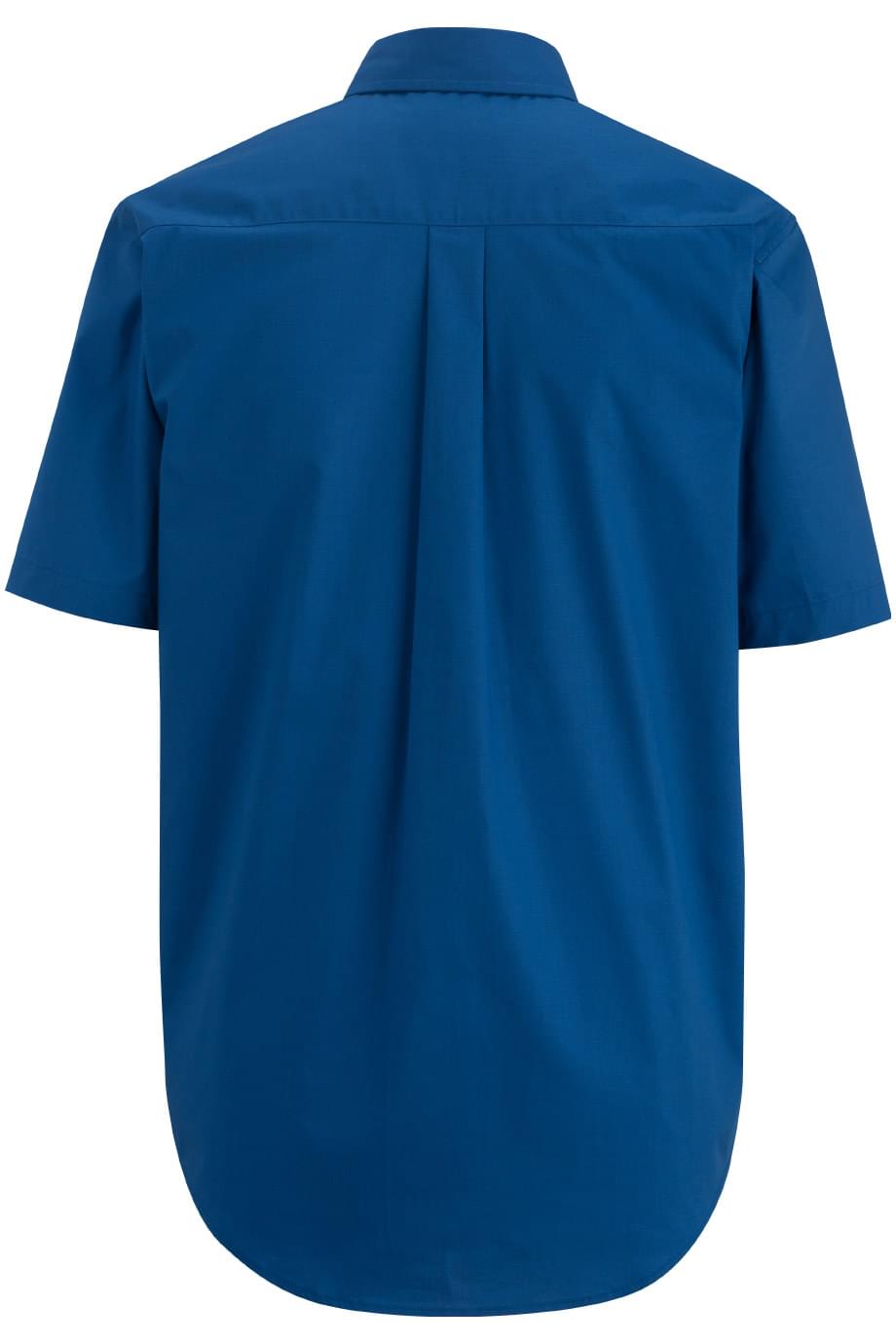 1231 Edwards MENS S/S STRETCH POPLIN SHIRT - Back Image
