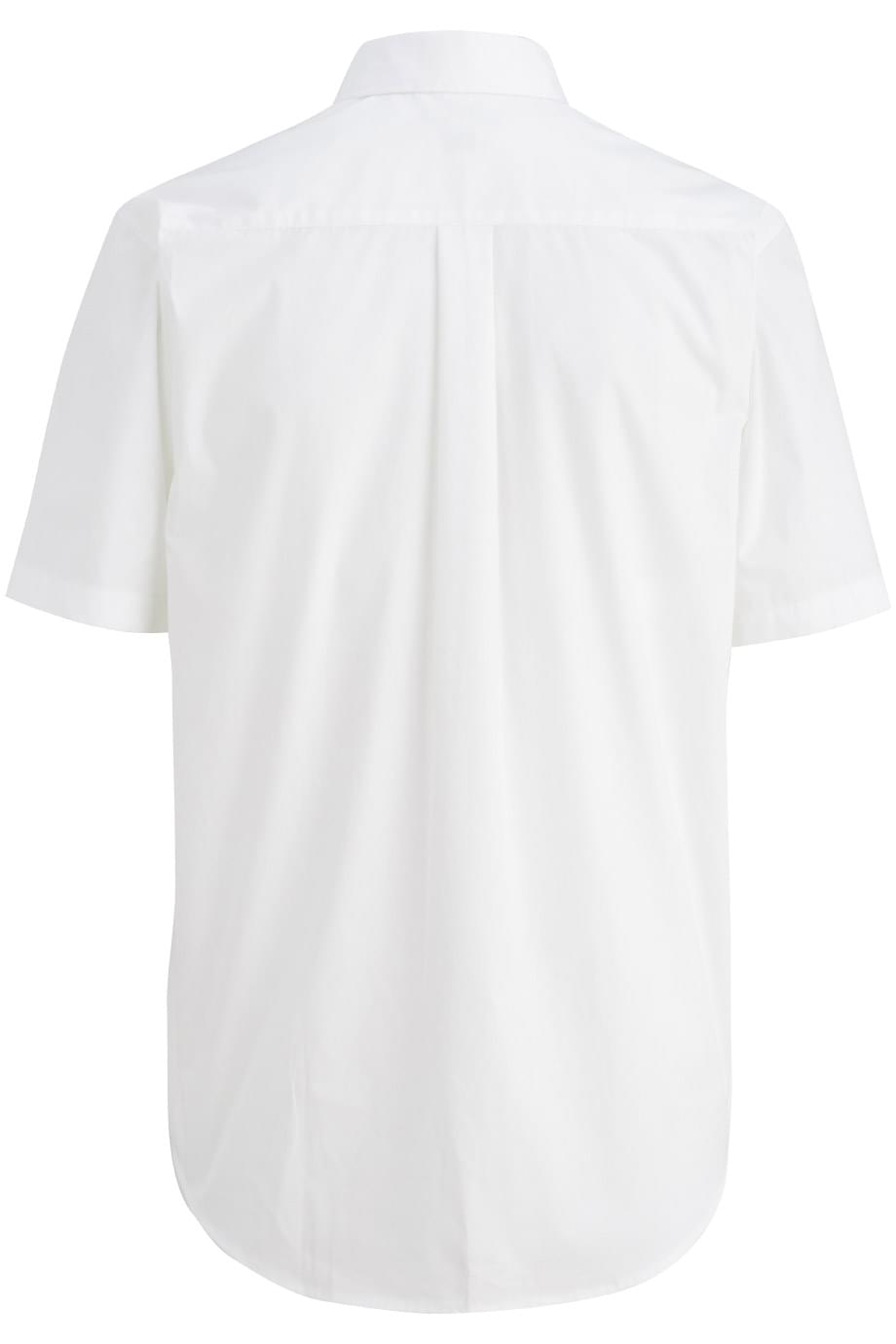 1231 Edwards MENS S/S STRETCH POPLIN SHIRT - Back Image