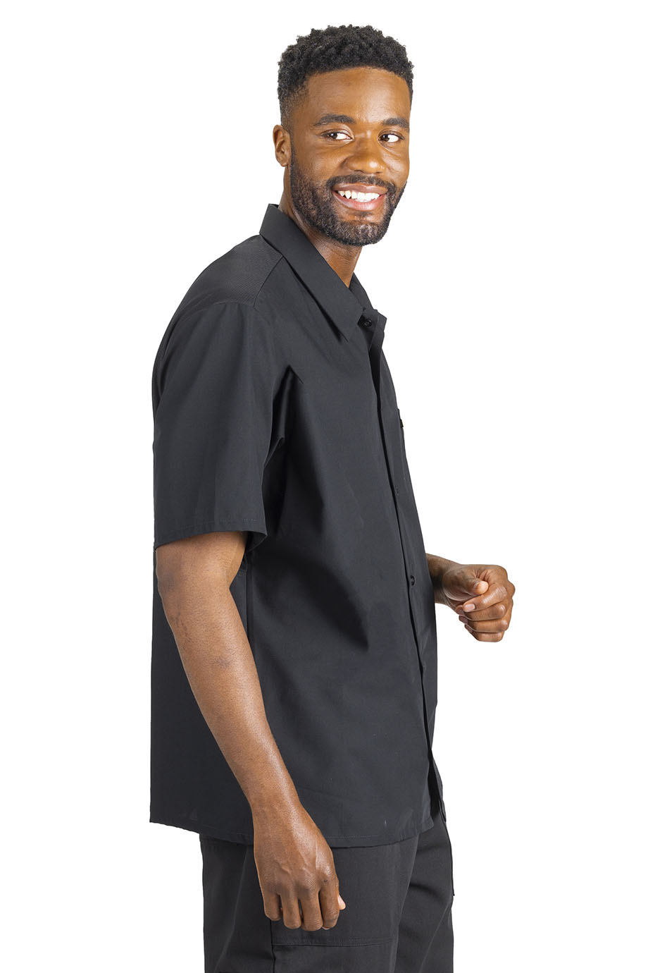 1305 Edwards Button Front Shirt With Mesh Back 1305 Edwards Button Front Shirt With Mesh Back - Siide Image