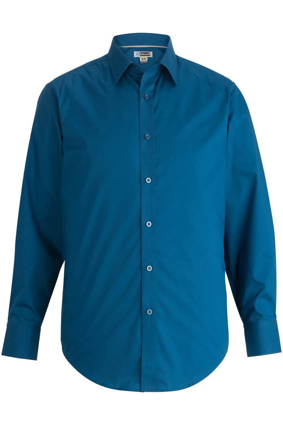 1316 Edwards MENS L/S STRETCH BROADCLOTH SHIRT Zoom Image