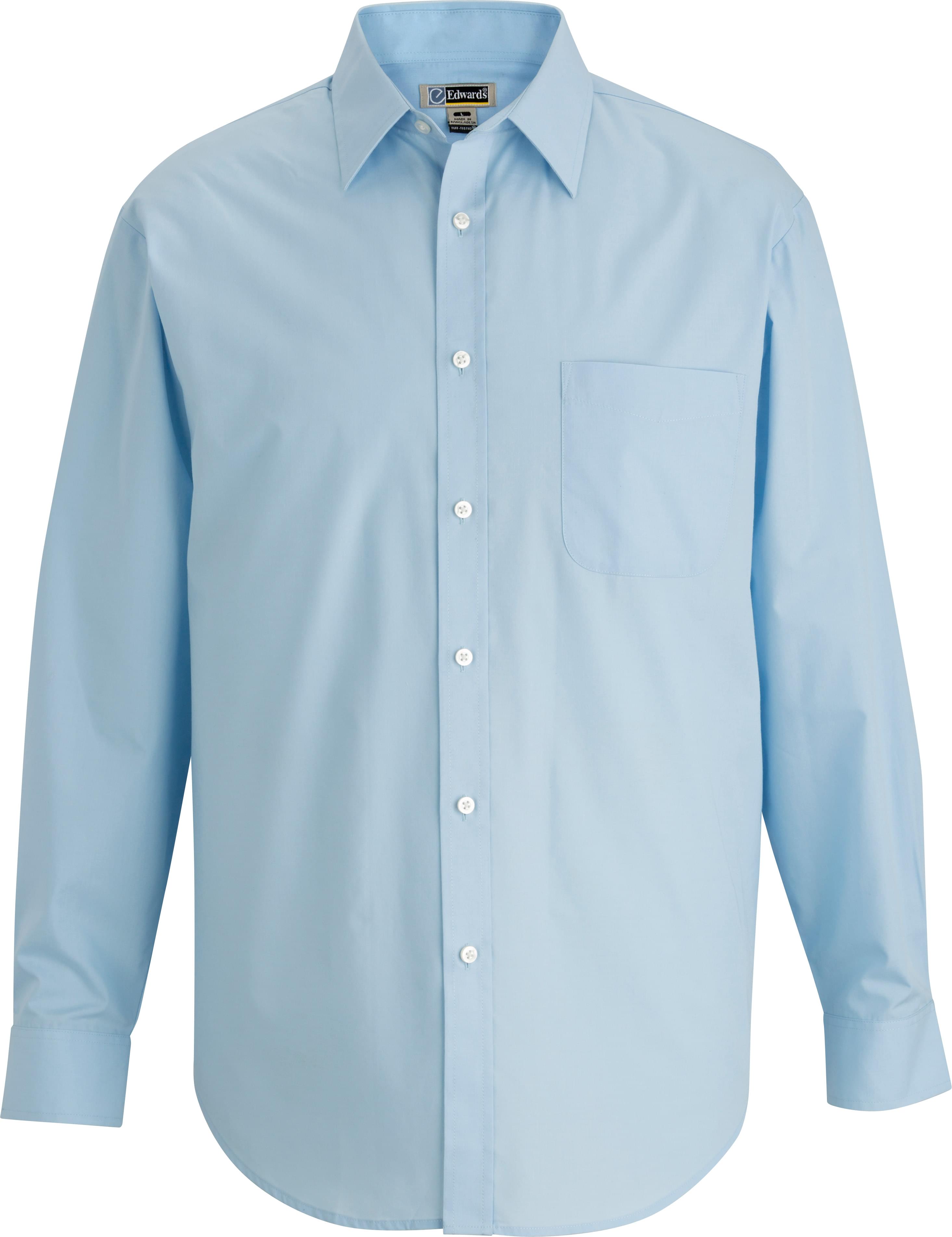 1354 Edwards Men's Essential Broadcloth Shirt Long Sleeve 1354 Edwards Men's Essential Broadcloth Shirt Long Sleeve