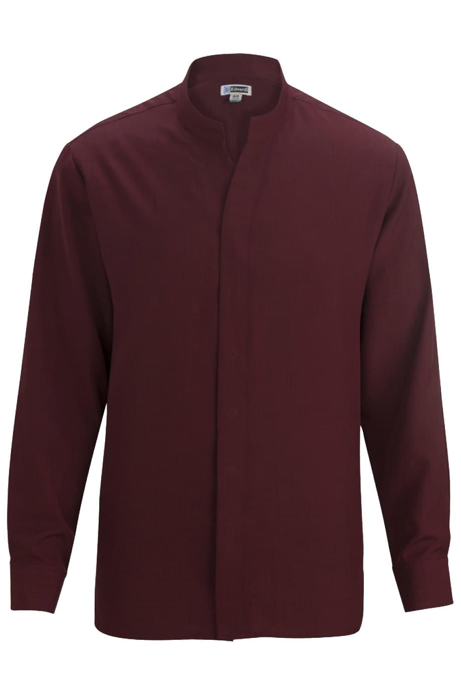 1398 Edwards MENS STAND-UP COLLAR SHIRT Zoom Image