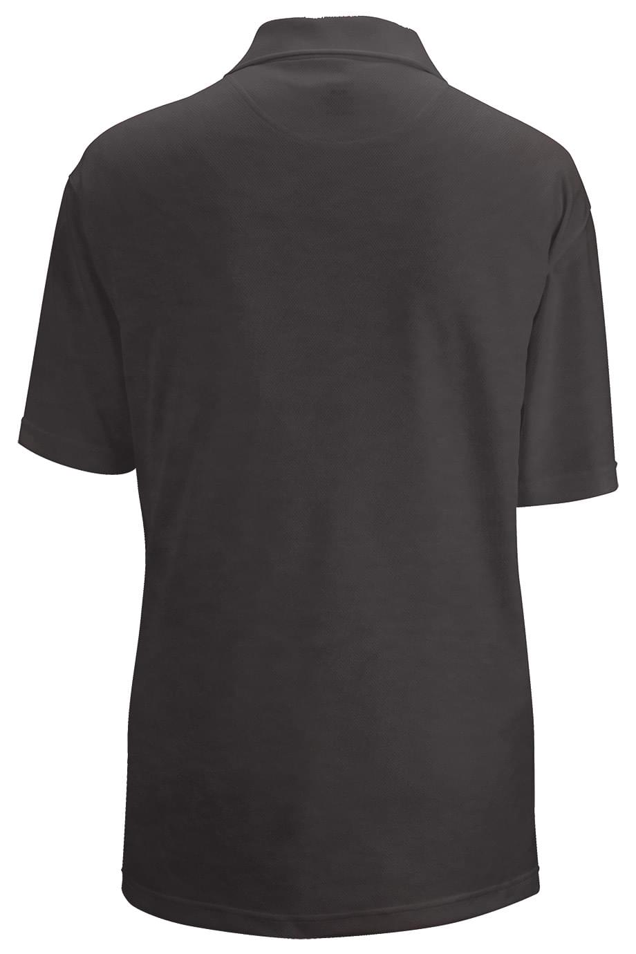1586 Edwards FOOD SERVICE MESH POLO WITH SNAP FRONT - Back Image
